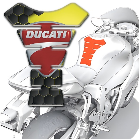 Ducati Tank Guard Pads High End Design Model 
