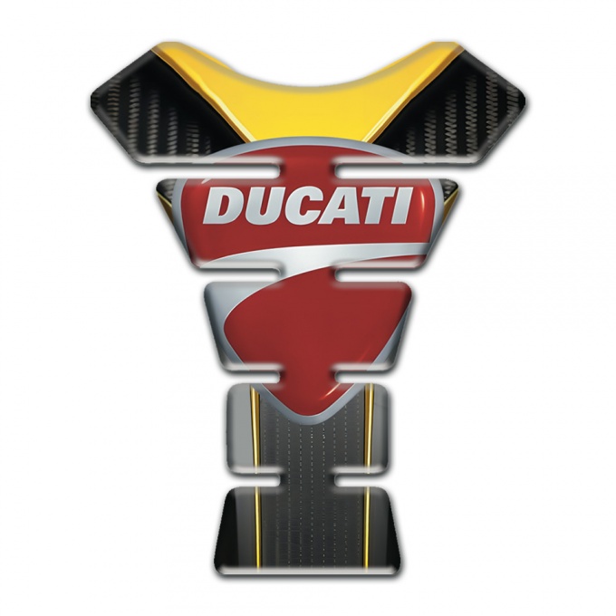 Ducati Tank Fuse Anti Slip Sticker With Classic Logo 