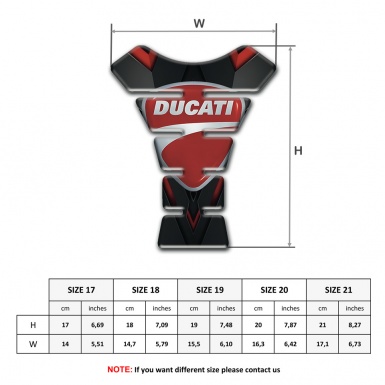 Ducati Tank Pad Protector Racing Edition Variant