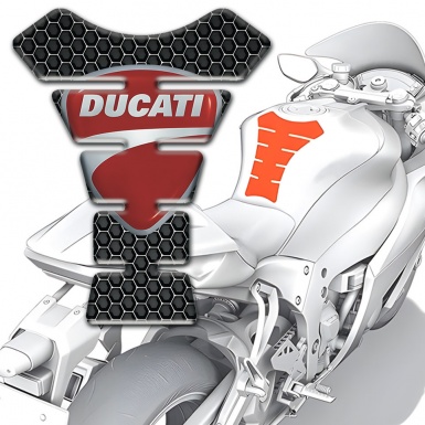 Ducati Tank Protector Perforated Steel Fundation Style 