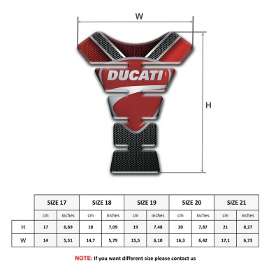 Ducati Tank Protector High-Quality Print 