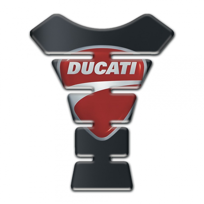 Ducati Tank Pad Protector Graphite Effect Print 