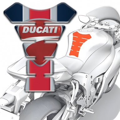Ducati Tank Pad Motorbike Motorcycle High End Print