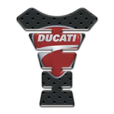 Ducati Tank Pad Protector Perforated Rubber Print 