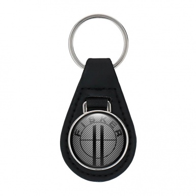 Karma Fisker Keyring Holder Leather Dark Carbon Ring Edition