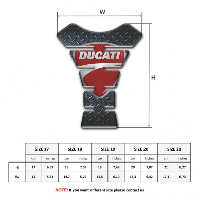 Ducati Tank Fuse Rough Effect Print 