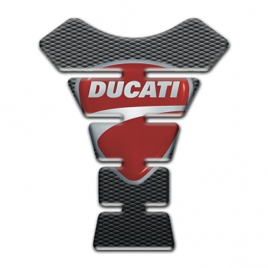 Ducati Tank Pad Motorbike Mixed Gray Black Texture Print 