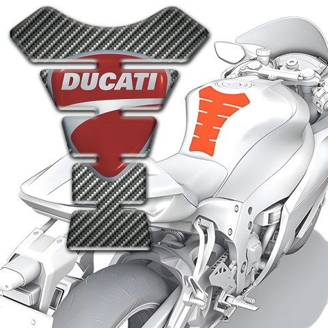 Ducati Tank Protector Classic Carbon Print 