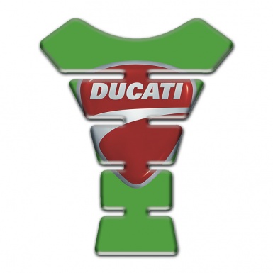 Ducati Tank Protector Green Print Classic Logo 