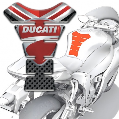Ducati Tank Guard Pads High-Quality  Print Model 