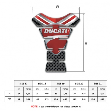 Ducati Tank Guard Pads High-Quality  Print Model 