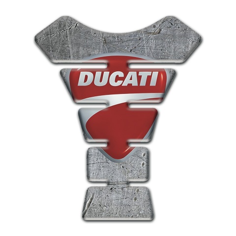 Ducati Tank Pad Protector Stone Effect Design with Classic Logo 