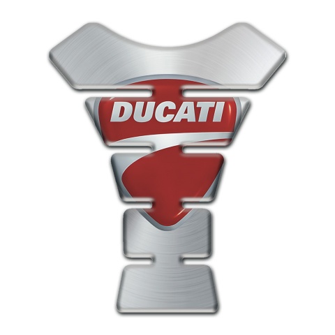 Ducati Tank Fuse Stylish Silver Print 