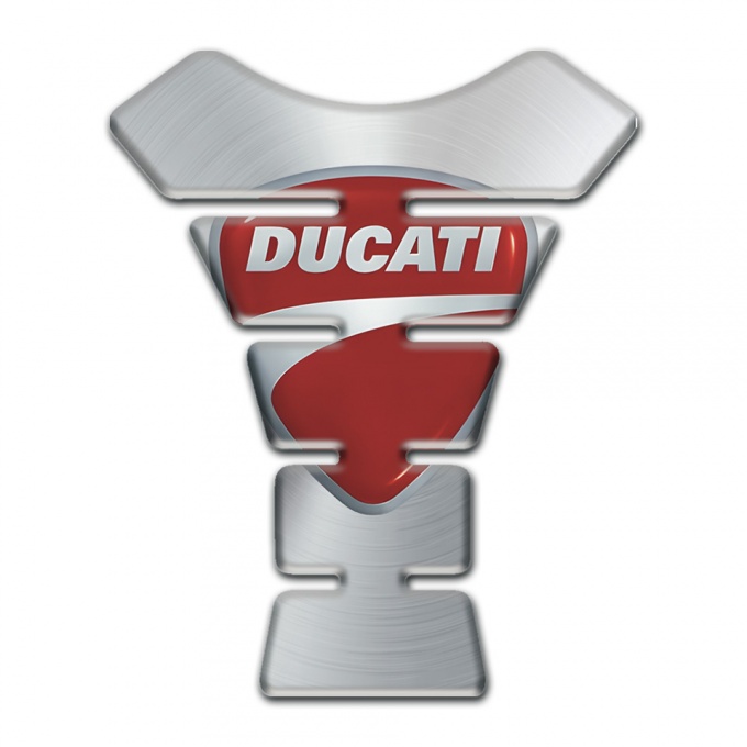 Ducati Tank Fuse Stylish Silver Print 