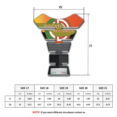 Ducati Tank Pad Motorbike Motorcycle Model with New Logo Design 