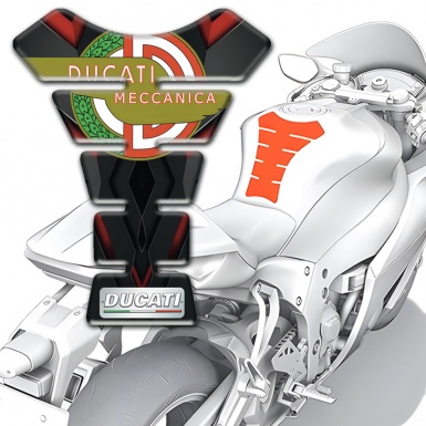 Ducati Tank Fuse Meccanica Logo Edition Stylish Model 