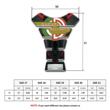 Ducati Tank Fuse Meccanica Logo Edition Stylish Model 