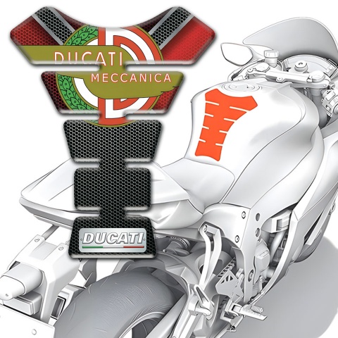 Ducati Tank Protector Meccaanica Logo Racing Edition