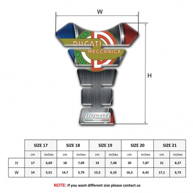 Ducati Tank Guard Pads Stylish Base Modern Log Style 