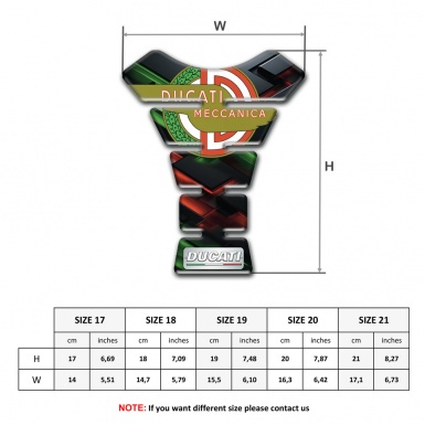 Ducati Tank Guard Pads Amazing 3D Design with New logo Style 