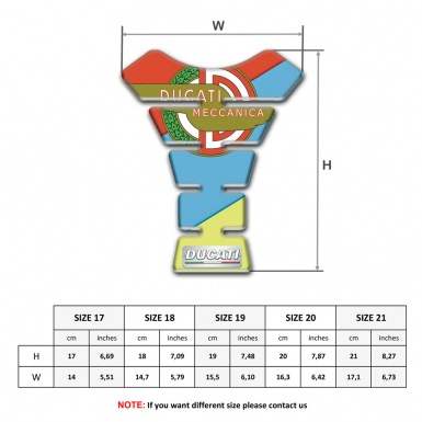 Ducati Tank Protector Fresh Colors Edition 