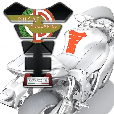 Ducati Tank Fuse Stylish Vision with Meccanica Logo Motive 