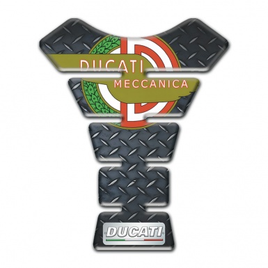Ducati Tank Pad Protector Rough Effect with Meccanica Logo 