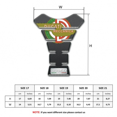 Ducati Tank Fuse Black Gray Flakes Design