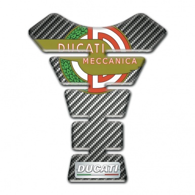 Ducati Tank Pad Motorbike Classic Carbon Design 