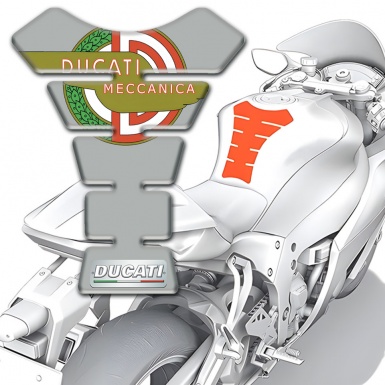 Ducati Tank Protector Gray Stylish Type 