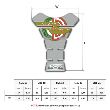 Ducati Tank Protector Gray Stylish Type 