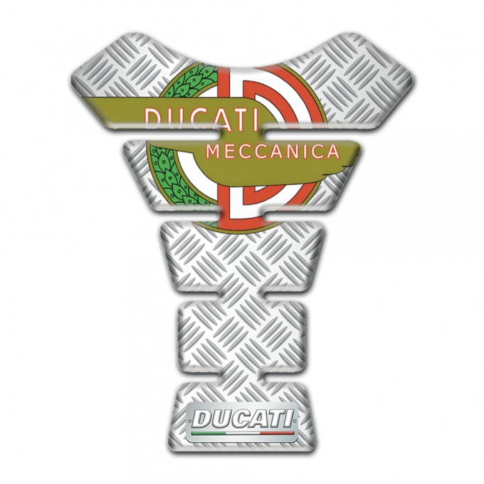 Ducati Tank Pad Protector Crossed Details Base Meccanica logo Style 