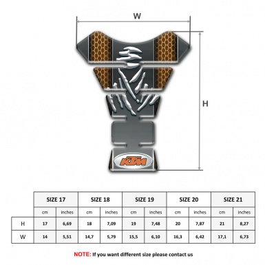KTM Tank Fuse Copper Honeycomb Motive Edition 