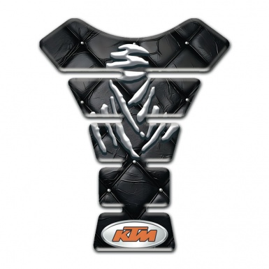 KTM Tank Pad Protector Black Skin effect Design 