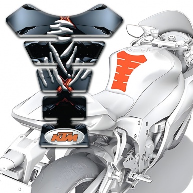 KTM Tank Protector Torn Base Details Samurai Model 