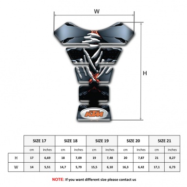 KTM Tank Protector Torn Base Details Samurai Model 
