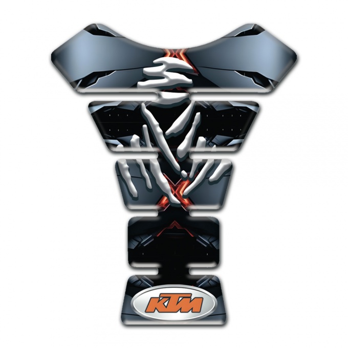 KTM Tank Protector Torn Base Details Samurai Model 