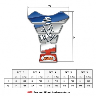 KTM Tank Guard Pads Colorful Design 