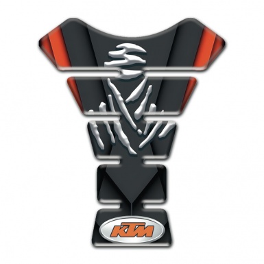 KTM Tank Pad Protector Black Orange Base Samurai Edition 