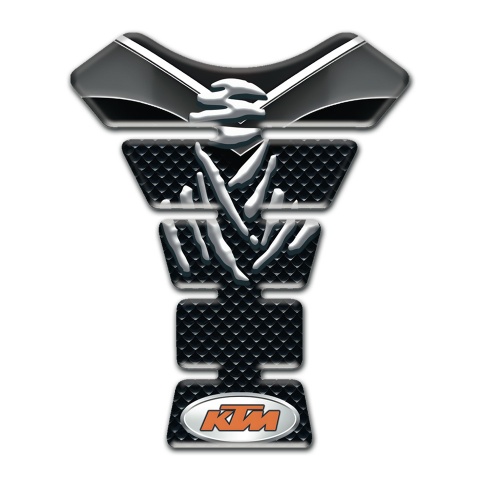 KTM Tank Pad Protector Silicone Sticker Samurai Style 