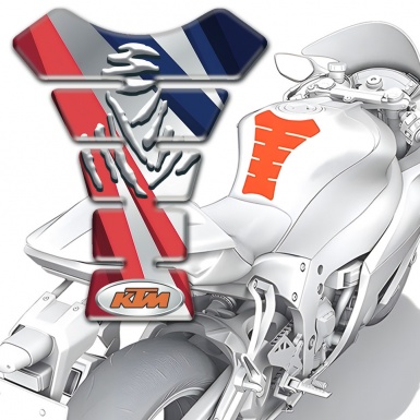 KTM  Tank Guard Pads Multicolored Decoration Design 