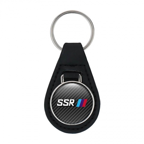 SSR Leather Keychain Graphite Carbon Color Edition