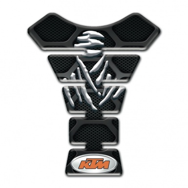 KTM Tank Protector Dark Black Gray Design 