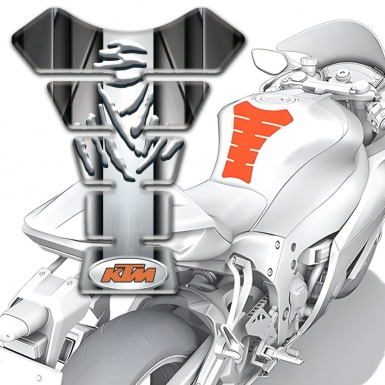 KTM Tank Guard Pads Metal Central Panel Edition 