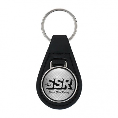 SSR Keychain Leather Silver Grill Black Edition