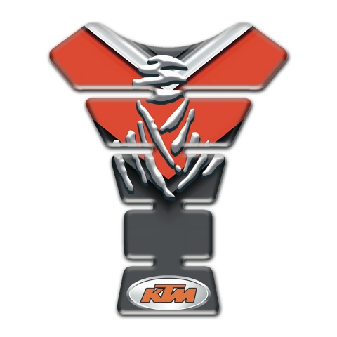 KTM Tank Protector Orange Gray Version 