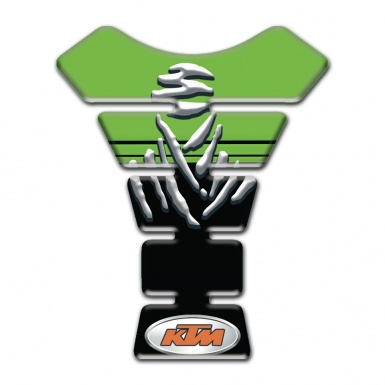 KTM  Tank Fuse Green Black Print Samurai Logo Style 