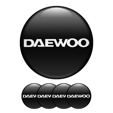 Daewoo Silicone Stickers Center Hub With Inscription