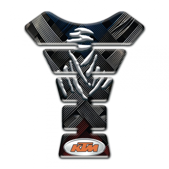 KTM Tank Protector Crossed Belts Design 