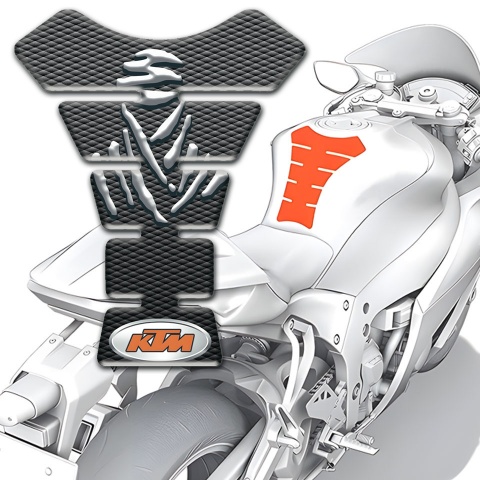 KTM Tank Guard Pads Dark Flakes Design 